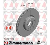 ZIMMERMANN 150.3479.32 Formula F Coat Z Disque de frein pour BMW 5 Touring (F11)