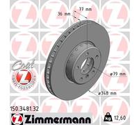 ZIMMERMANN 150.3481.32 Disque de frein pour BMW
