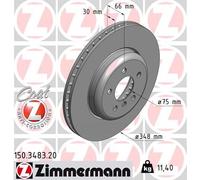 ZIMMERMANN 150.3483.20 Disque de frein pour BMW