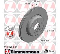 ZIMMERMANN 150.3483.32 Disque de frein pour BMW