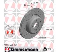ZIMMERMANN 150.3490.52 Disque de frein pour BMW