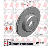 ZIMMERMANN 150.3491.20 Disque de frein pour BMW