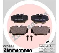 ZIMMERMANN 21055.180.1 Kit de plaquettes de frein, frein à disque pour MERCEDES-