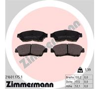 ZIMMERMANN 21601.175.1 Plaquettes de frein