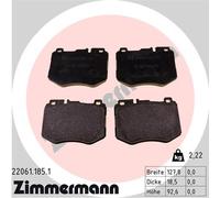 ZIMMERMANN 22061.185.1 Kit de plaquettes de frein, frein à disque pour MERCEDES-