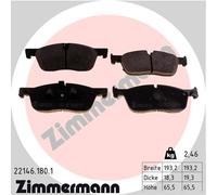 ZIMMERMANN 22146.180.1 Kit de plaquettes de frein, frein à disque pour JAGUAR,LA
