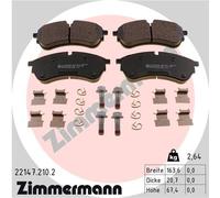 ZIMMERMANN 22147.210.2 Kit de plaquettes de frein, frein à disque pour MAN,VW