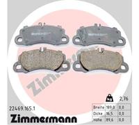 ZIMMERMANN 22469.165.1 Kit de plaquettes de frein, frein à disque pour PORSCHE