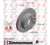 ZIMMERMANN 230.6240.20 Disque de frein pour IVECO