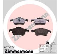 ZIMMERMANN 23076.975.1 Kit de plaquettes de frein, frein à disque pour VOLVO