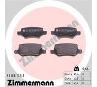 ZIMMERMANN 23138.145.1 Kit de plaquettes de frein, frein à disque pour MERCEDES-