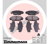 ZIMMERMANN 23178.160.1 Kit de plaquettes de frein, frein à disque pour HONDA