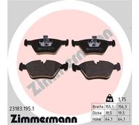 ZIMMERMANN 23183.195.1 Kit de plaquettes de frein, frein à disque pour BMW,MG