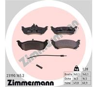 ZIMMERMANN 23190.165.2 Plaquettes de frein