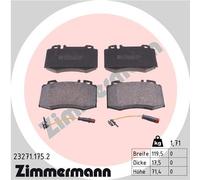ZIMMERMANN 23271.175.2 Kit de plaquettes de frein, frein à disque pour MERCEDES-