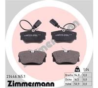 ZIMMERMANN 23446.165.1 Kit de plaquettes de frein, frein à disque pour FIAT,FORD
