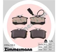 ZIMMERMANN 23554.170.2 Kit de plaquettes de frein, frein à disque pour FORD,SEAT