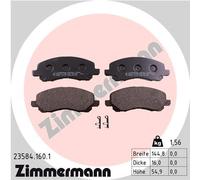 ZIMMERMANN 23584.160.1 Kit de plaquettes de frein, frein à disque pour CHRYSLER,
