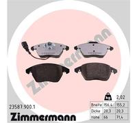 ZIMMERMANN 23587.900.1 Kit de plaquettes de frein, frein à disque pour AUDI,SEAT