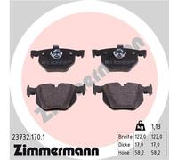 ZIMMERMANN 23732.170.1 Kit de plaquettes de frein, frein à disque pour BMW,BMW (