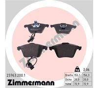 ZIMMERMANN 23763.200.1 Kit de plaquettes de frein, frein à disque pour AUDI,AUDI