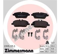 ZIMMERMANN 23915.175.3 Kit de plaquettes de frein, frein à disque pour BMW,MINI