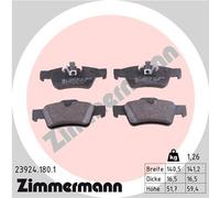 ZIMMERMANN 23924.180.1 Kit de plaquettes de frein, frein à disque pour MERCEDES-