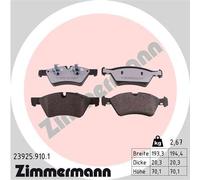 ZIMMERMANN 23925.910.1 Kit de plaquettes de frein, frein à disque pour MERCEDES-