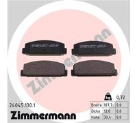 ZIMMERMANN 24045.130.1 Kit de plaquettes de frein, frein à disque pour MAZDA,MAZ