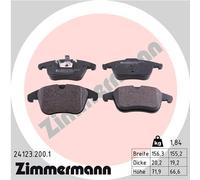 ZIMMERMANN 24123.200.1 Kit de plaquettes de frein, frein à disque pour FORD,LAND