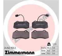 ZIMMERMANN 24162.150.2 Kit de plaquettes de frein, frein à disque pour ABARTH,AL