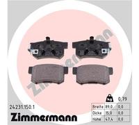 ZIMMERMANN 24231.150.1 Kit de plaquettes de frein, frein à disque pour ACURA,HON