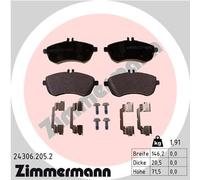 ZIMMERMANN 24306.205.2 Kit de plaquettes de frein, frein à disque pour MERCEDES-