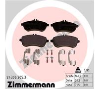 ZIMMERMANN 24306.205.3 Kit de plaquettes de frein, frein à disque pour MERCEDES-