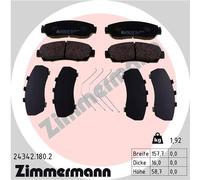 ZIMMERMANN 24342.180.2 Kit de plaquettes de frein, frein à disque pour HONDA,HON