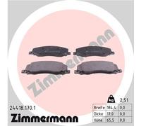 ZIMMERMANN 24418.170.1 Kit de plaquettes de frein, frein à disque pour OPEL,VAUX