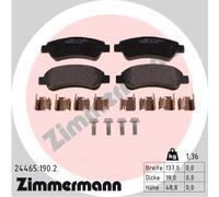 ZIMMERMANN 24465.190.2 Plaquettes de frein
