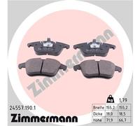 ZIMMERMANN 24557.190.1 Kit de plaquettes de frein, frein à disque pour CITROËN,D