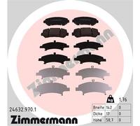 ZIMMERMANN 24632.970.1 Kit de plaquettes de frein, frein à disque pour NISSAN,SU