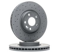 2x Disque de frein ZIMMERMANN 250.1360.52 convient pour FORD VOLVO LAND ROVER