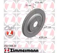 ZIMMERMANN 250.1388.20 Disque de frein