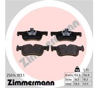 ZIMMERMANN 25014.183.1 Kit de plaquettes de frein, frein à disque pour BMW