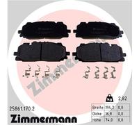 ZIMMERMANN 25861.170.2 Kit de plaquettes de frein, frein à disque pour AUDI,CUPR