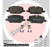 ZIMMERMANN 26348.195.2 Kit de plaquettes de frein, frein à disque pour OPEL,VAUX