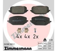 ZIMMERMANN 26588.180.2 Plaquettes de frein
