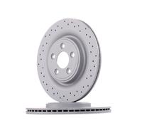 2x Disque de frein ventilé de l'intérieur 290.2265.52 ZIMMERMANN pour JAGUAR XJ