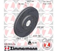 ZIMMERMANN 320.3824.54 Disque de frein pour KIA