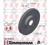 ZIMMERMANN 320.3828.52 Disque de frein pour KIA