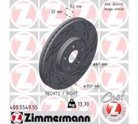 ZIMMERMANN 400.5549.55 Disque de frein pour MERCEDES-BENZ