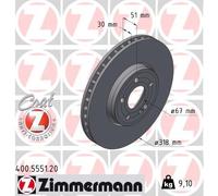 Disque de frein ZIMMERMANN 400.5551.20